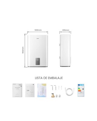 Calentador Comfee 74L Blanco