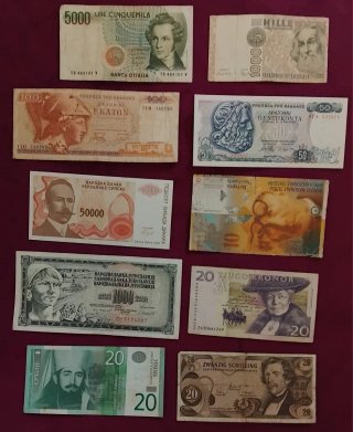 Lote Billetes Europa