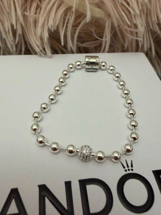 Pulsera Pandora Bolitas Plata