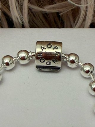 Pulsera Pandora Bolitas Plata