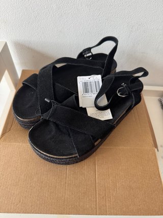 Sandalias Mango Negras