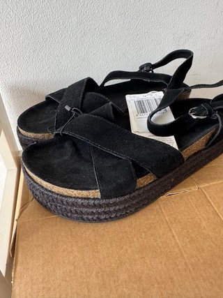 Sandalias Mango Negras