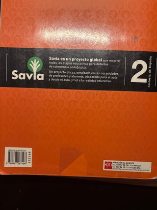 Historia de España : 2o Bachillerato Savia