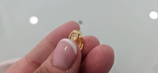Pendientes Pandora Dorados con Circonitas