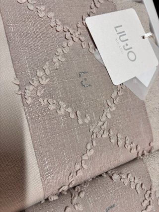 Set 2 Asciugamani Liu Jo spugna Beige/Marrone