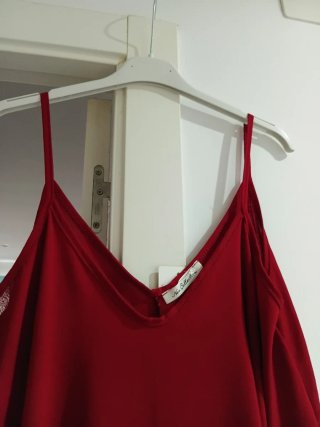 Vestido rojo mujer
