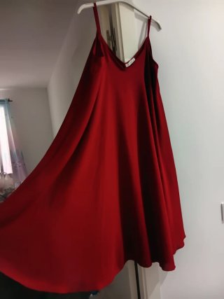 Vestido rojo mujer