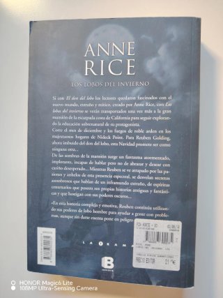 Libro "Los Lobos del Invierno", Anne Rice