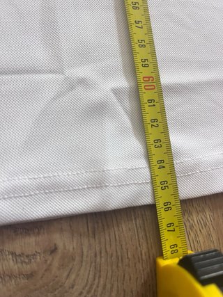 Polo Lacoste Blanco Talla S