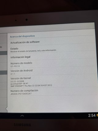 Tablet Samsung Galaxy Tab 2 10.1 Blanca