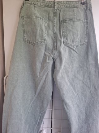 Pantalones vaqueros rotos mujer verde