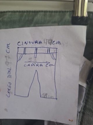 Pantalones vaqueros rotos mujer verde