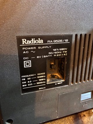 Radiola RA 9528/18 Radio Cassette