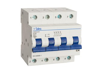 Interruptor magnetotérmico Solera CBM425 C25 4P