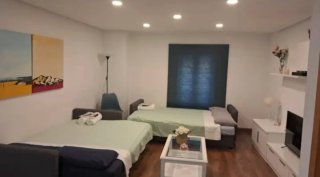 Divano letto Ikea grigio a due posti