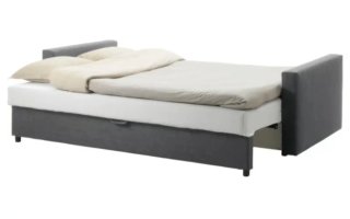 Divano letto Ikea grigio a due posti