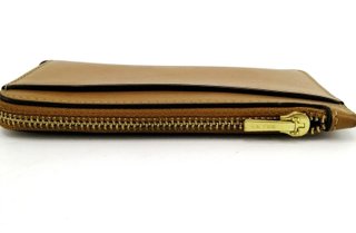 Monedero/Tarjetero Coach New York Zip CZ112 Camel