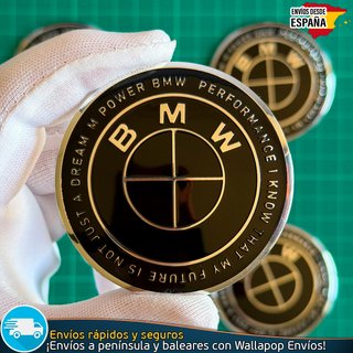 Emblemas BMW 60mm x4 Tapacubos Tapas Llantas Bujes