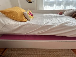 Cama nido 90x200 blanca