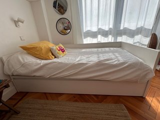 Cama nido 90x200 blanca