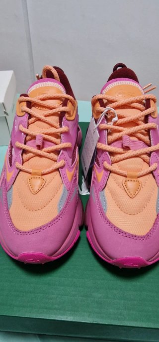 Zapatillas Lacoste Neo Tech Naranja y Rosa