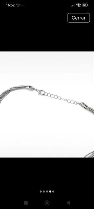 Collar Parfois plateado con detalle central