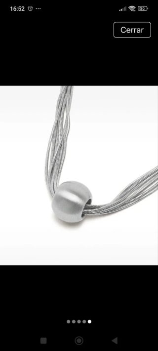 Collar Parfois plateado con detalle central