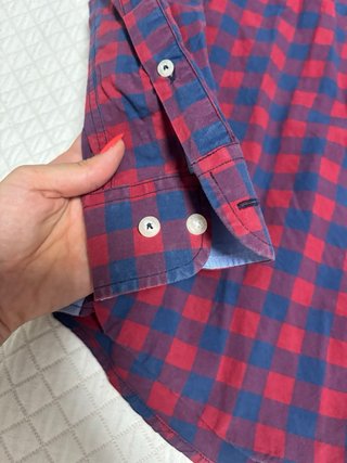 Camisa Piel de Toro cuadros rojo y azul Talla XS