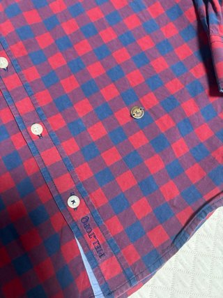Camisa Piel de Toro cuadros rojo y azul Talla XS