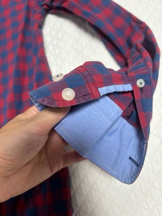 Camisa Piel de Toro cuadros rojo y azul Talla XS