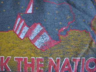 RARE Johnny Winter Vintage 1987 US Tour T-Shirt Bl