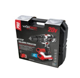 Taladro Percutor Wörgrip 20V + 2 Baterías