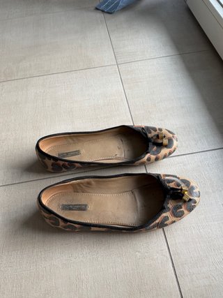 Ballerine Louis Vuitton Beige/Marrone