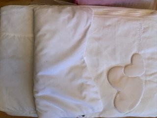 Minicuna blanca con dosel