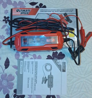Cargador Batería Coche y Moto Ultimate Speed