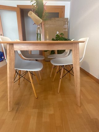 Tavolo da pranzo Elba in legno Sklum