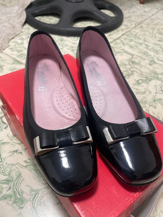 Zapatos planos negros talla 38