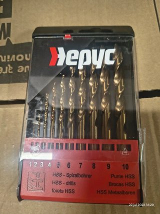 Juego brocas HSS 1-10mm