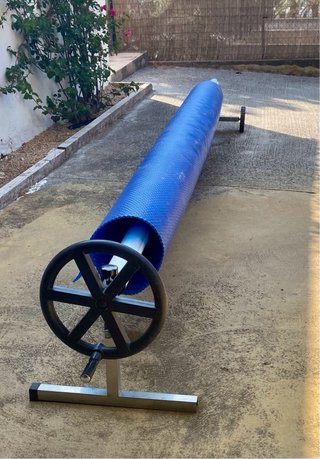 Enrollador Piscina 3m-5.70m + manta térmica 3x7m