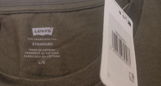 Camiseta Levi's verde oliva Talla L