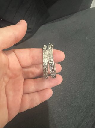 Pendientes Aro Plateados