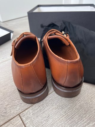 Mocasines Marrones con Hebillas y Flecos