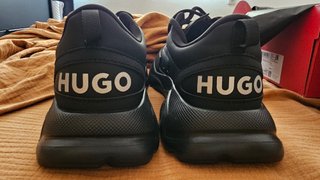 Zapatillas Hugo Leon Runn Total Black Talla 43