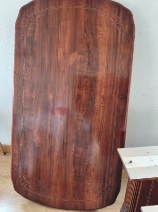 Mesa de cerezo extensible