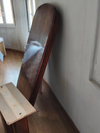 Mesa de cerezo extensible