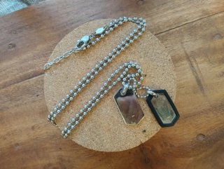 Collar Militar Acero Fossil
