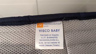 Colchón Visco Baby 140x70cm
