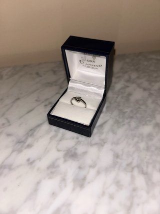 Anillo Oro Blanco Jose Cansino