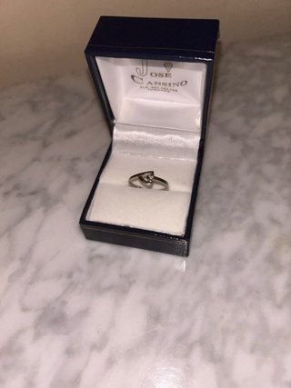 Anillo Oro Blanco Jose Cansino