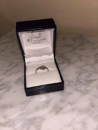 Anillo Oro Blanco Jose Cansino